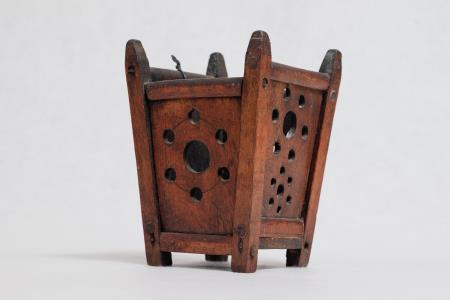 Žličnik, črna kuhinja pri M'hlaževih v Mali vasi, okrog 1900.